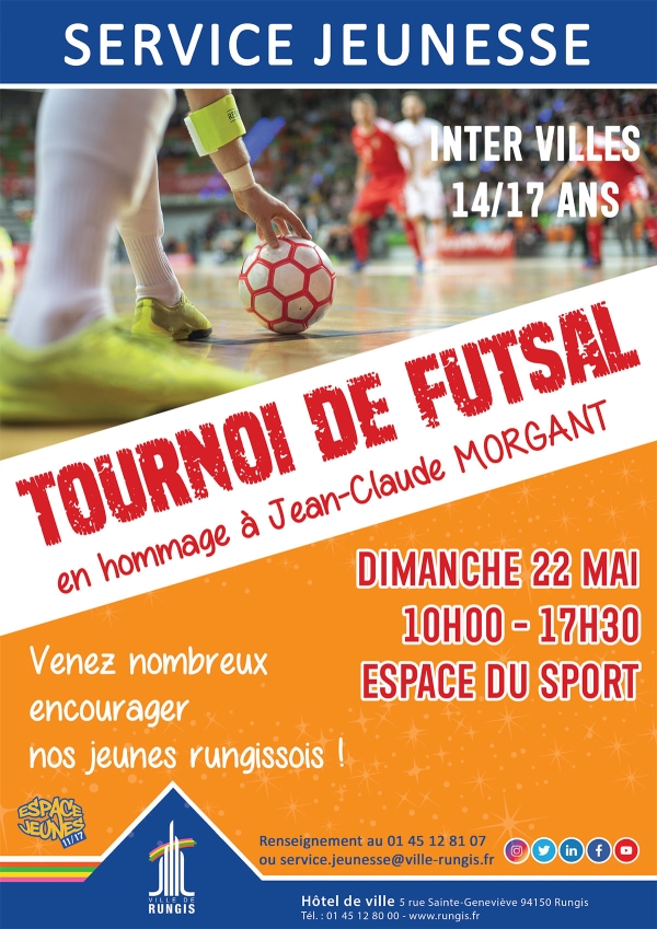 Tournoi de futsal inter villes 14/17 ans en hommage à Jean-Claude Morgant